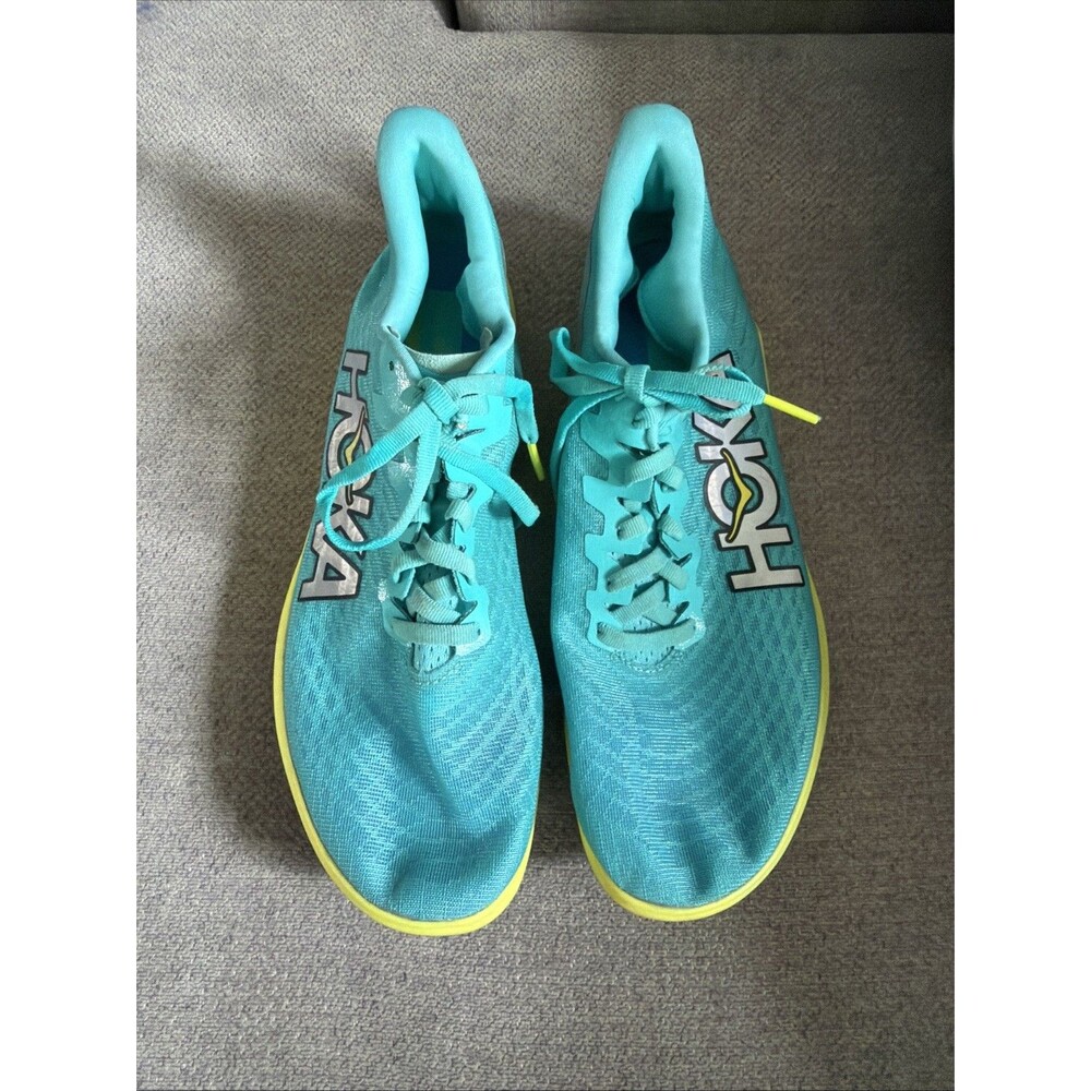 HOKA Cielo X MD Running Shoes Spikes US Men’s 9.5 US / Teal Unisex - Picture 4 of 7